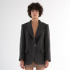 FEMOND Single-Breasted Oversized Blazer