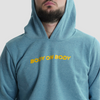 "BODY ON BODY" HOODIE IN BLUE