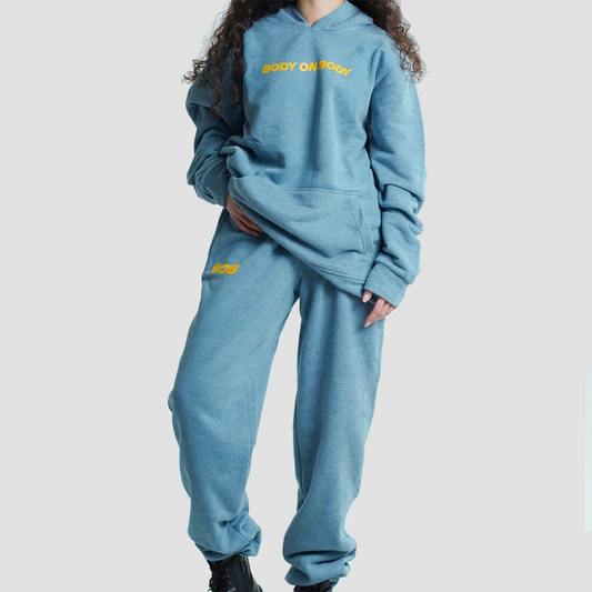 "BODY ON BODY" SWEATPANTS IN BLUE