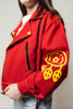 DAMINK jacket for kids in red