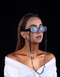 Sunglass jewelry “Navy bold chains” - Pregomesh