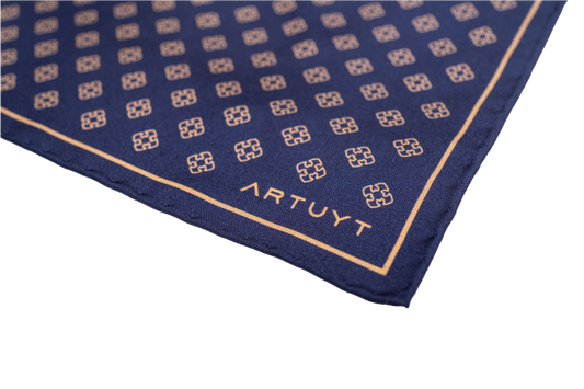 Artuyt “Gospel Binding” Silk Twill Pocket Square