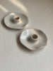Izzy Set of ceramic plate and candle holders 