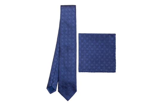 Artuyt “Samples of Ornaments” Tie and Pocket Square Set 1