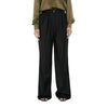 FEMOND PLEATED STRAIGHT TROUSERS