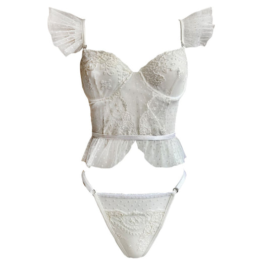 ARIMA lingerie "White bridal" set