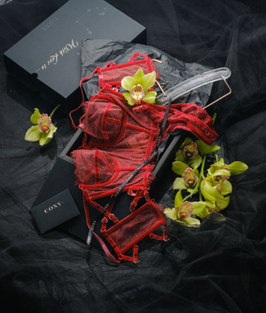 COXY “Red Wine” lingerie and nightware
