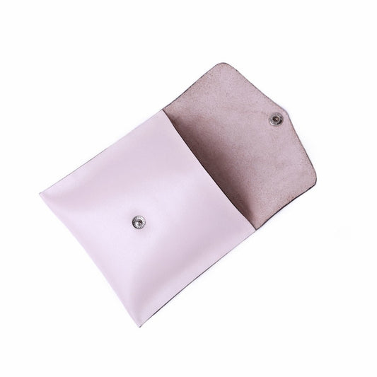 Square Leather Pouch "Bisque" - Pregomesh