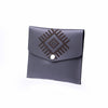 Square Leather Pouch "Gray" - Pregomesh
